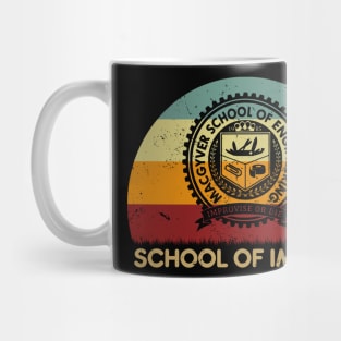 Retro Sunset - MacGyver School of Engineering Mug